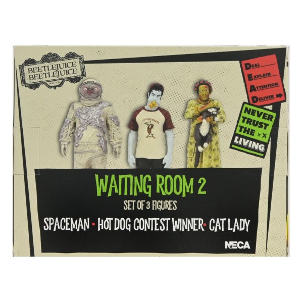 Beetlejuice Beetlejuice verpakking van 3 Waiting Room 2 beeldjes 10 cm