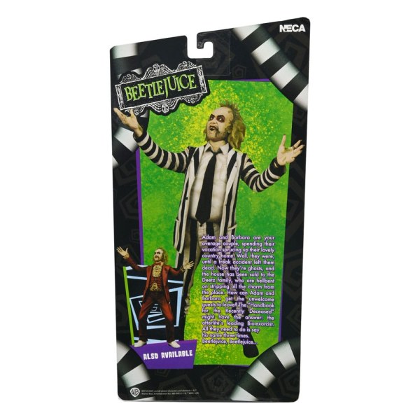 Beetlejuice 1988 beeldje Beetlejuice Zwart-wit gestreept pak 18 cm
