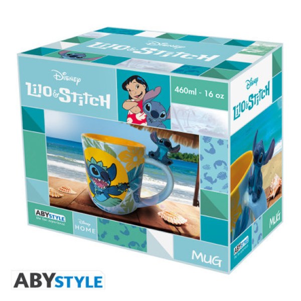 3D Beker Handvat - Hawaiian Stitch - Disney Lilo & Stitch