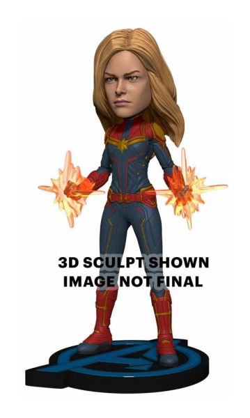 Avengers: Endgame Hoofd Knocker Captain Marvel 20 cm