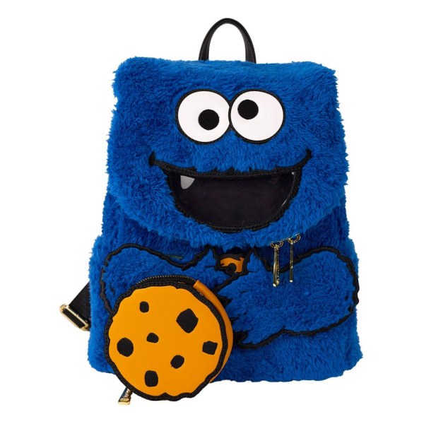1, Sesame Street by Loungefly Pluche Mini Cookie Monster Rugzak