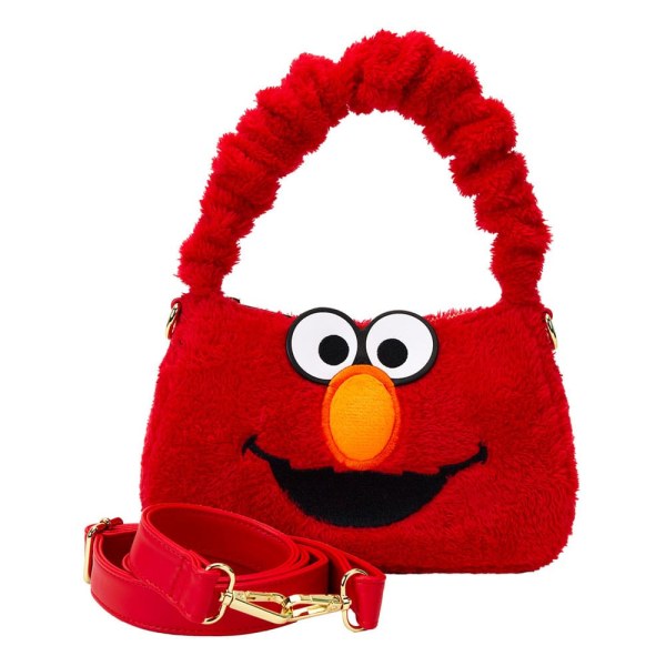 1, Sesame Street by Loungefly Pluche Elmo schoudertassen