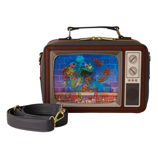 1, Sesame Street by Loungefly Retro TV schoudertassen