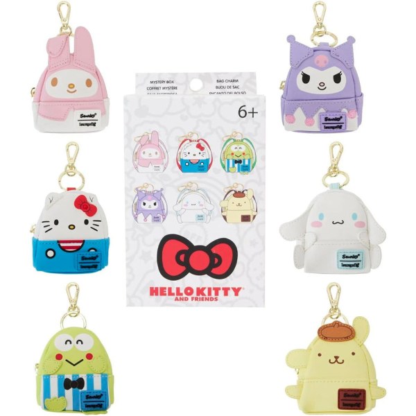 Loungefly Hello Kitty mini rugzak sleutelhanger mysterie box