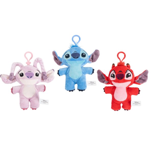 Disney 12cm Stitch - Stitch & Friends pluche sleutelhanger 13cm