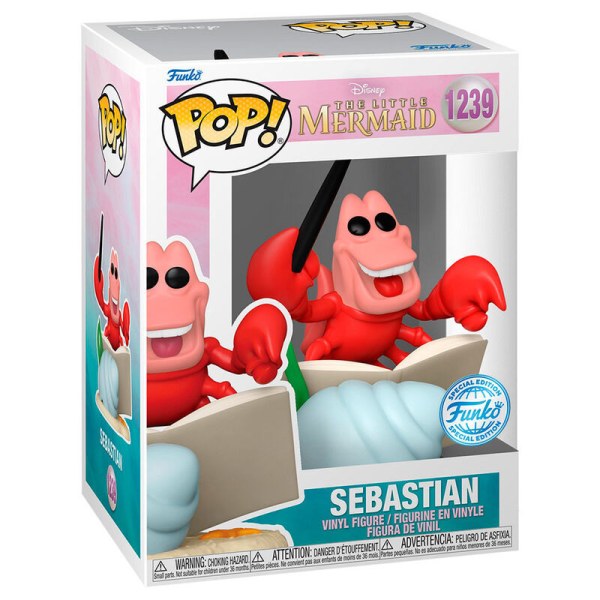 POP! 1239 figuur Disney Kleine Zeemeermin Sebastian Exclusief