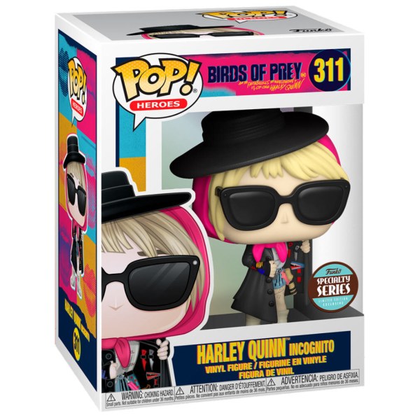POP! 311 figuur Birds of Prey Harley Quinn Incognito Exclusief
