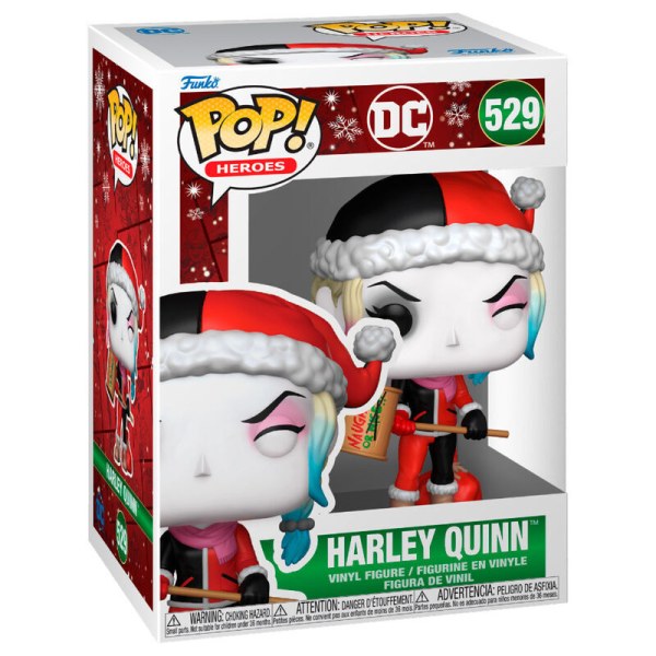 POP! 529 figuur DC Comics Harley Quinn Holiday