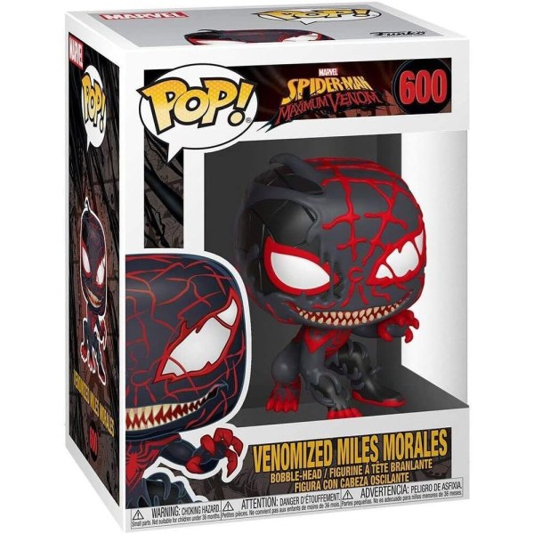 POP! 600 figuren Marvel Max Venom Miles Morales