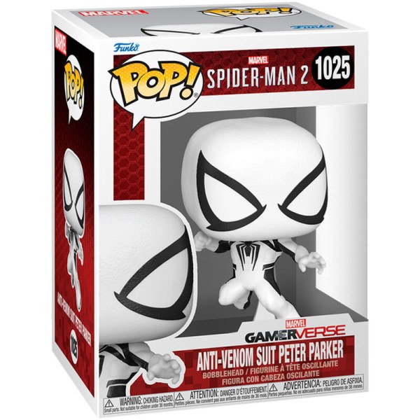 POP! 1025 figuur Marvel Spider-Man 2 Anti-Venom Suit Peter Parker
