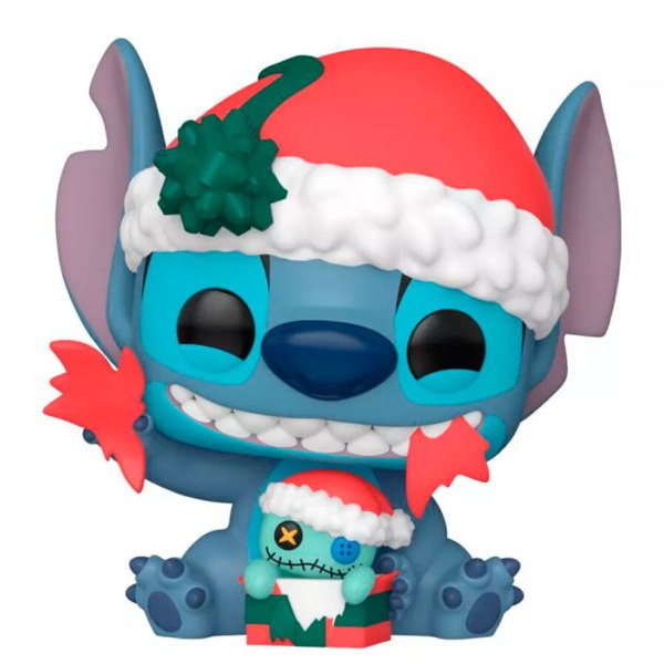POP! 1522 figuur Disney Lilo & Stitch - Stitch pakt een cadeau uit