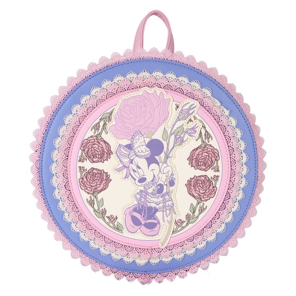 Minnie mini rugzak met bloemen- en kantmotief - DISNEY LOUNGEFLY