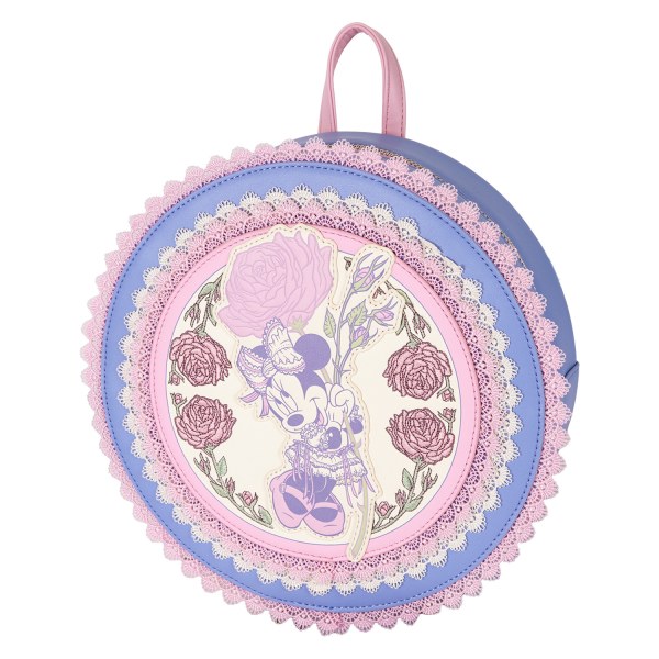 Minnie mini rugzak met bloemen- en kantmotief - DISNEY LOUNGEFLY