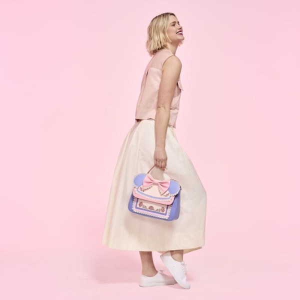 Minnie crossbody met bloemen- en kantmotief - DISNEY LOUNGEFLY