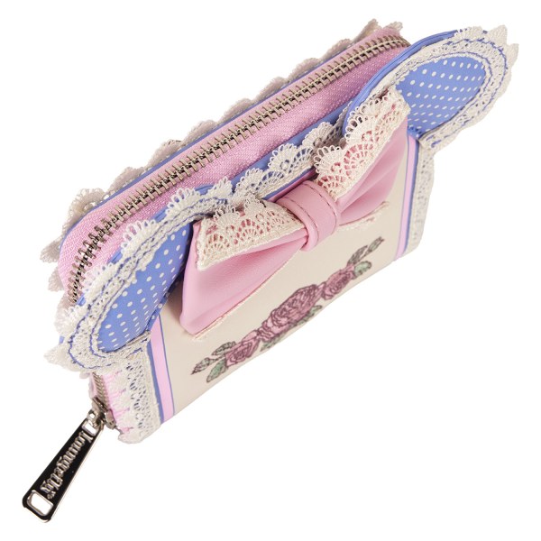 Minnie portemonnee met bloemen- en kantoortjes - DISNEY LOUNGEFLY