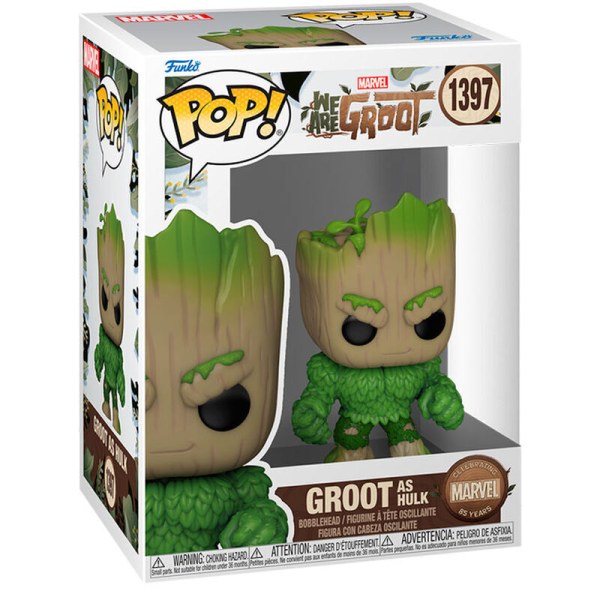 POP! Figuur uit 1397 Marvel We Are Groot - Groot als Hulk