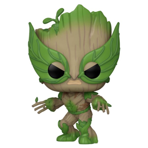 POP! Figuur uit 1396 Marvel We Are Groot - Groot als Wolverine