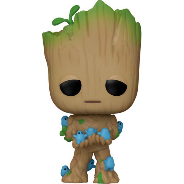 POP! 1194 figuur Marvel Ik ben Groot - Groot met Grunds