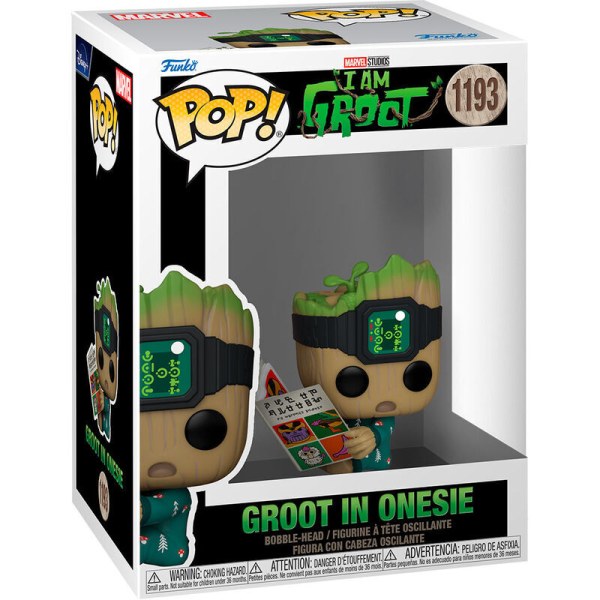 POP! 1193 figuur Marvel Ik ben Groot - Groot in Onesie