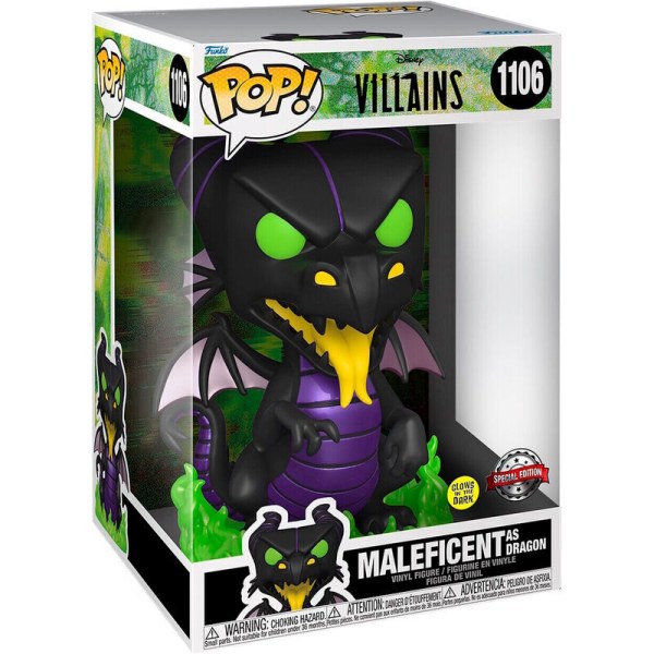 POP! 1106 figuur Disney Villains Maleficient als Draak Exclusief 25cm