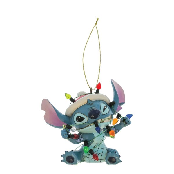 Stitch gewikkeld in Kerstmis - Hangend ornament - DISNEY TRADITIONS