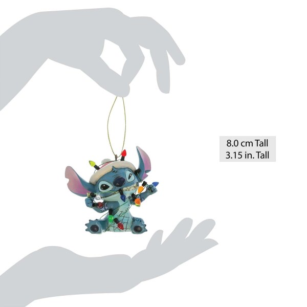 Stitch gewikkeld in Kerstmis - Hangend ornament - DISNEY TRADITIONS