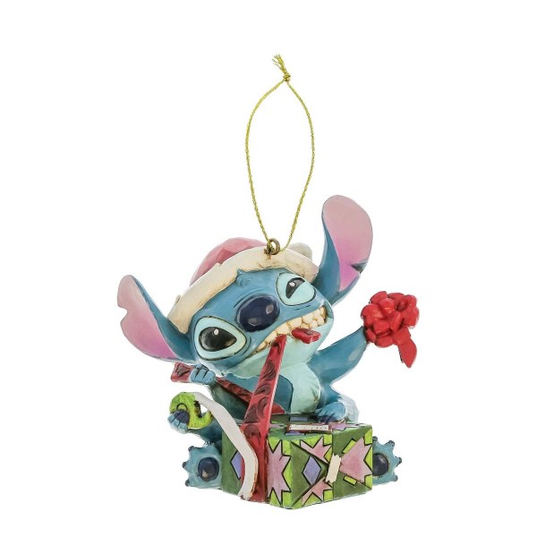 STITCH UNPAPPING GIFT Hangend Ornament - DISNEY TRADITIONS