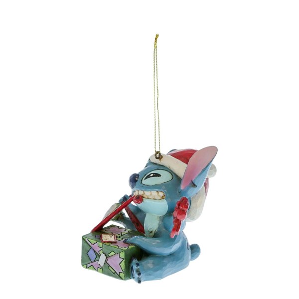 STITCH UNPAPPING GIFT Hangend Ornament - DISNEY TRADITIONS