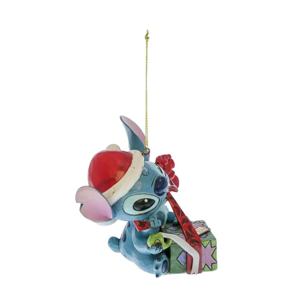 STITCH UNPAPPING GIFT Hangend Ornament - DISNEY TRADITIONS