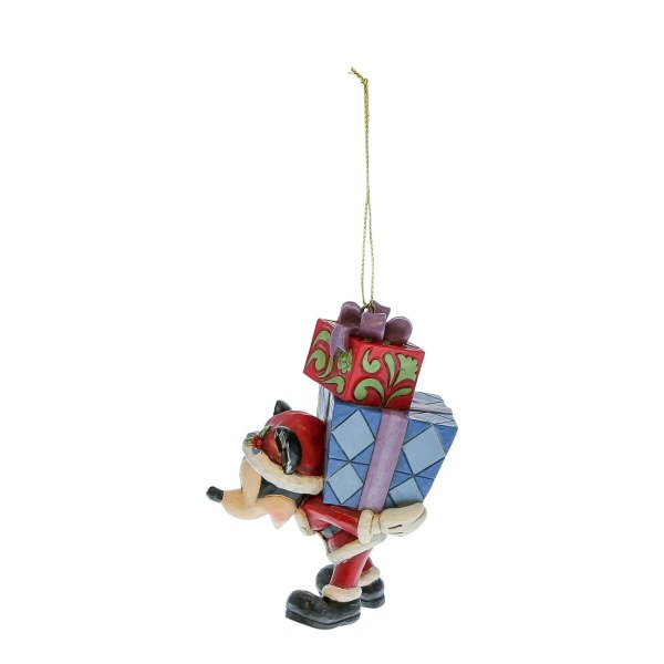 MICKEY MET CADEAUS OP DE ACHTERKANT Hangend Ornament - DISNEY TRADITIONS