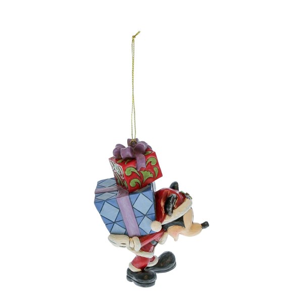 MICKEY MET CADEAUS OP DE ACHTERKANT Hangend Ornament - DISNEY TRADITIONS
