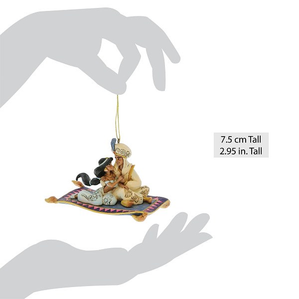 ALADDIN & JASMINE Hangend Ornament - DISNEY TRADITIONS