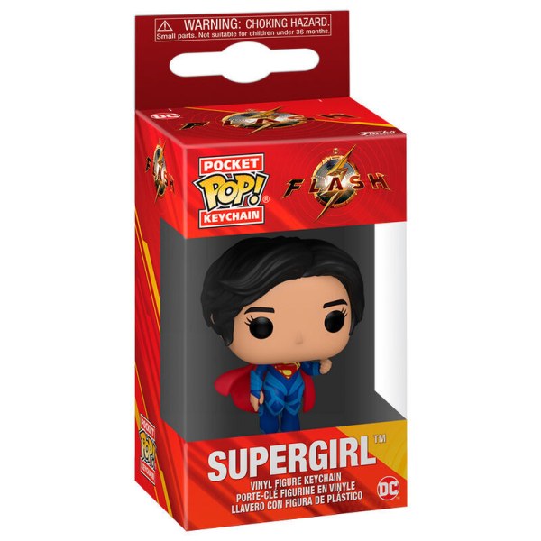 Pocket POP-sleutelhanger DC Comics The Flash Supregirl