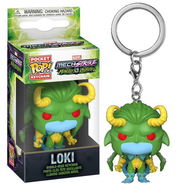 Pocket POP Sleutelhanger Marvel Monster Hunters Loki