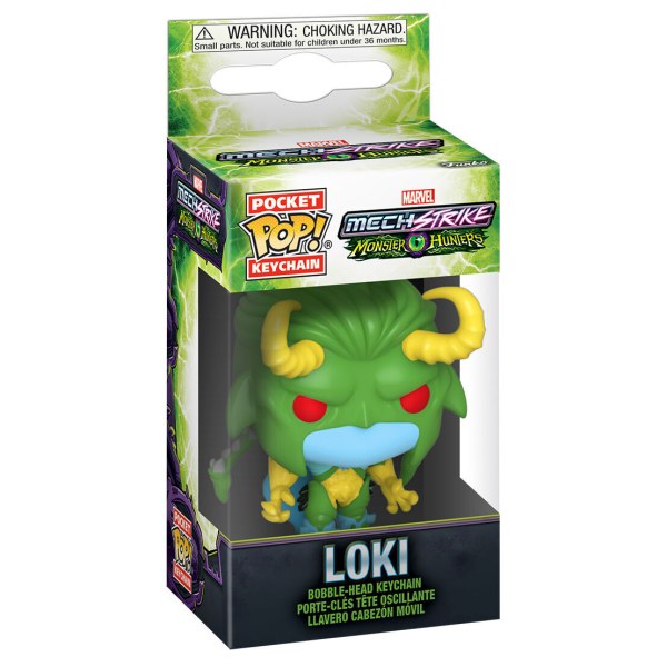 Pocket POP Sleutelhanger Marvel Monster Hunters Loki