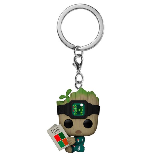Pocket POP Sleutelhanger Marvel Ik ben Groot - Groot met Onesie