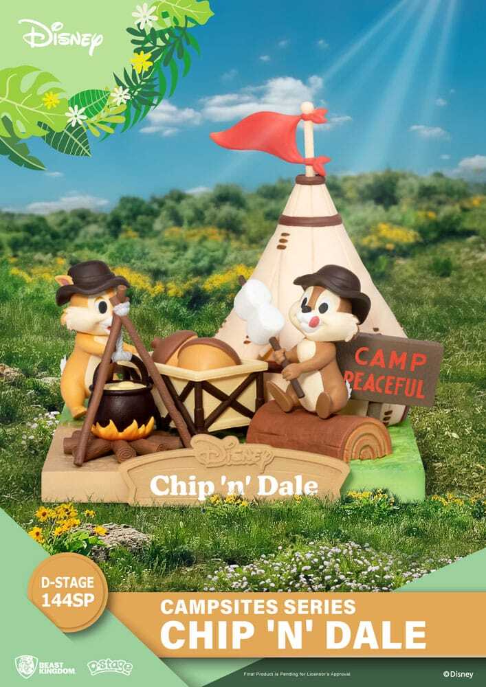 Disney diorama PVC D-Stage Kampeerterrein Serie Chip & Dale Special Edition 10 cm