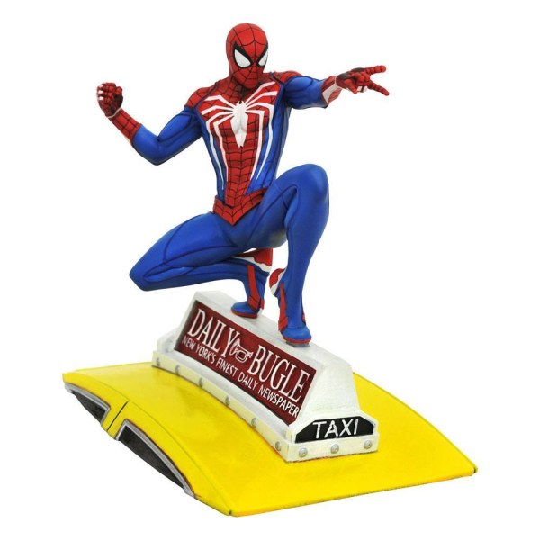 Spider-Man 2018 Marvel Video Game Gallery-beeldje Spider-Man op Taxi 23 cm