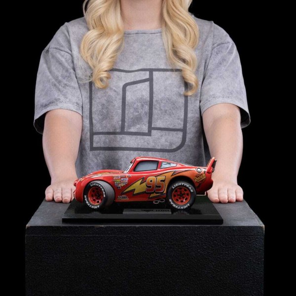 Cars beeldje 1/10 Art Scale Bliksem McQueen 11 cm