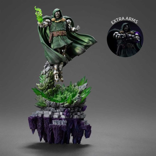 De Infinity Gauntlet Marvel Legends Diorama beeldje 1/10 Art Scale Infinity Doctor Doom Deluxe Edition 42 cm