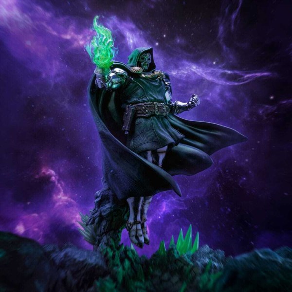 De Infinity Gauntlet Marvel Legends Diorama beeldje 1/10 Art Scale Infinity Doctor Doom Deluxe Edition 42 cm