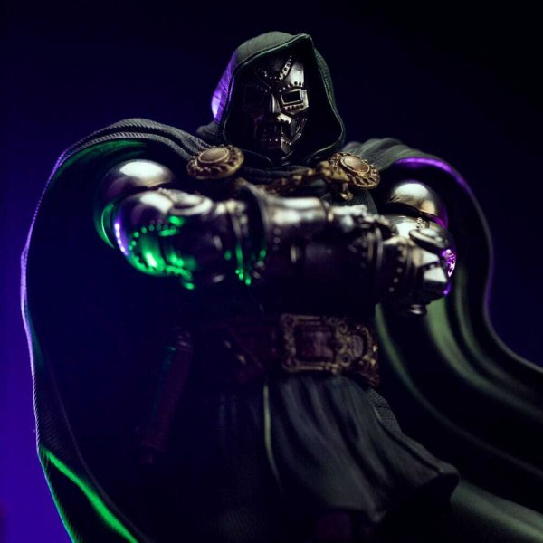 De Infinity Gauntlet Marvel Legends Diorama beeldje 1/10 Art Scale Infinity Doctor Doom 30 cm