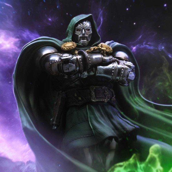 De Infinity Gauntlet Marvel Legends Diorama beeldje 1/10 Art Scale Infinity Doctor Doom 30 cm