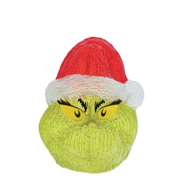 GRINCH HOOFD VERLICHTINGSFIGURINE - Disney D56