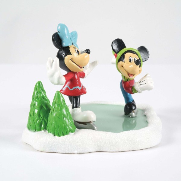 MICKEY & MINNIE SCHAATSTOKEN - Disney D56