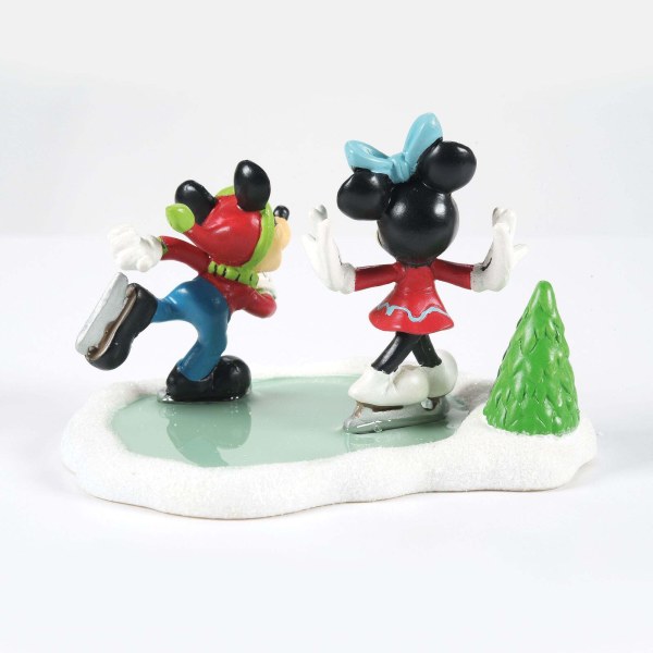 MICKEY & MINNIE SCHAATSTOKEN - Disney D56