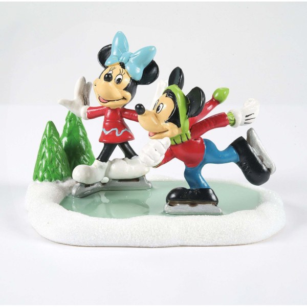 MICKEY & MINNIE SCHAATSTOKEN - Disney D56