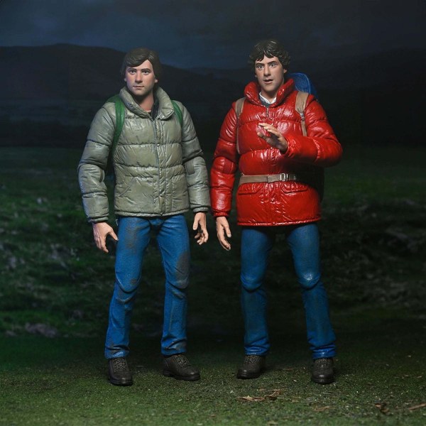 EEN AMERIKAANSE WEERWOLF IN LONDEN – 7” SCHAAL ACTIEFIGUREN - JACK EN DAVID 2 - PACK