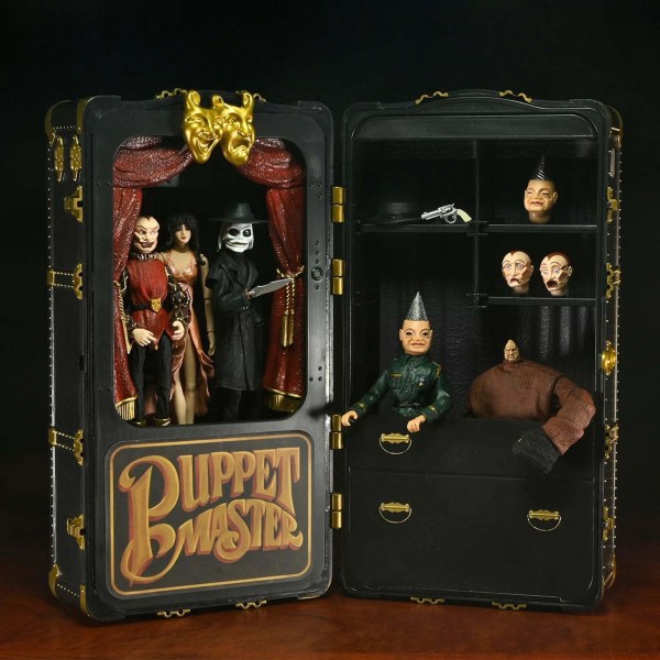 PUPPET MASTER - 7" SCHAAL ACTIEFIGUUR - BLOEDLEEGSTER EN TOULON'S PUPPET CASE 2 STUKS
