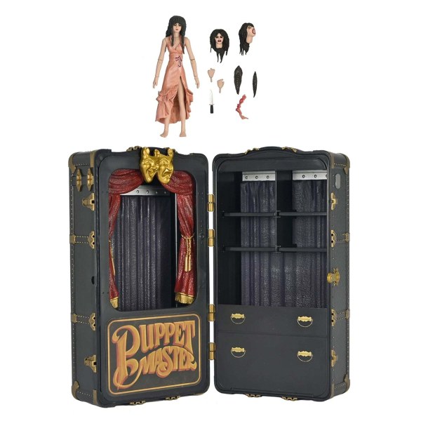 PUPPET MASTER - 7" SCHAAL ACTIEFIGUUR - BLOEDLEEGSTER EN TOULON'S PUPPET CASE 2 STUKS